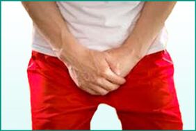 Pijn voor prostatitis